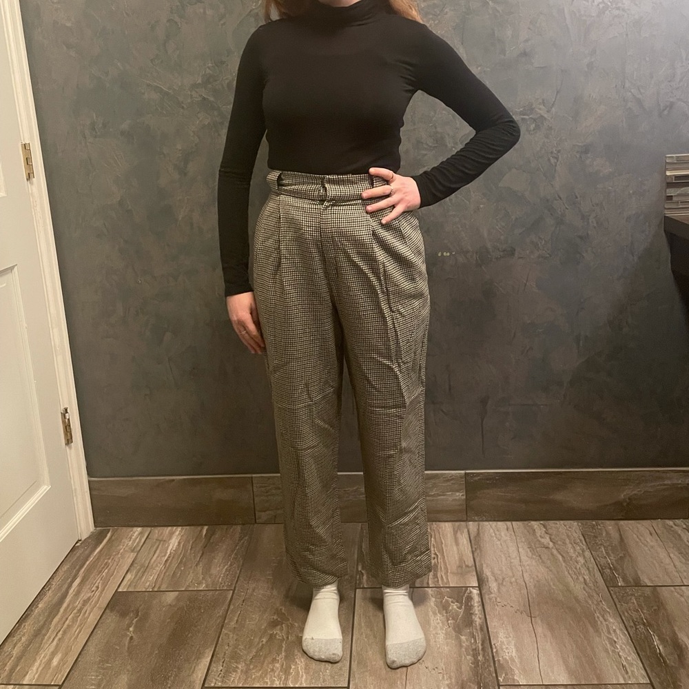 Vintage 100% wool trousers